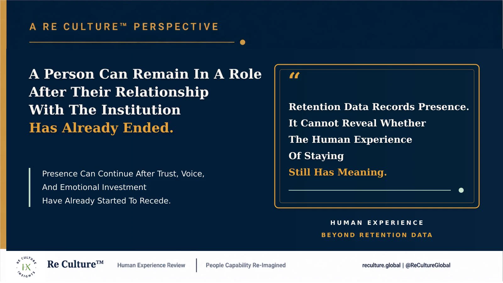 A Person Can Remain In A Role After Their Relationship With The Institution Has Already Ended.